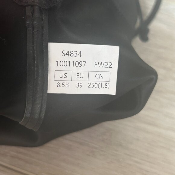 Like New Stuart Weitzman OTK Black Stretch Leather Genna 60 Boots 8.5 $895 - Picture 7 of 10